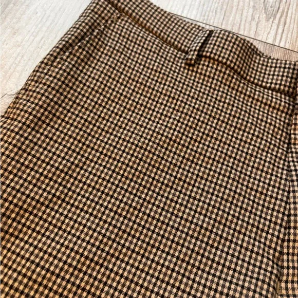 Tommy Hilfiger Men's Brown Houndstooth Pants w Stretch 34 x 34 Like New - Picture 7 of 8